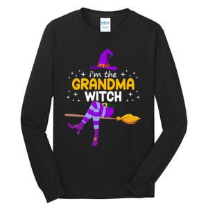 Im The Grandma Witch Halloween Family Matching Group Costume Tall Long Sleeve T-Shirt