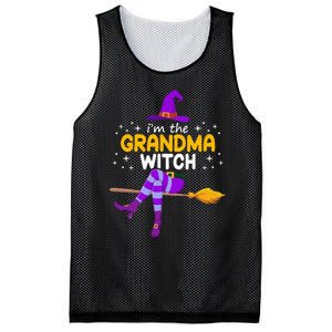 Im The Grandma Witch Halloween Family Matching Group Costume Mesh Reversible Basketball Jersey Tank