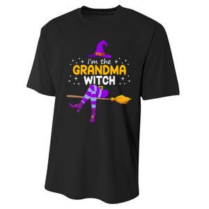 Im The Grandma Witch Halloween Family Matching Group Costume Performance Sprint T-Shirt