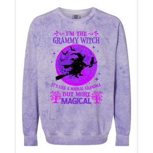 IM The Grammy Witch Like A Normal Grandma Halloween Great Gift Colorblast Crewneck Sweatshirt