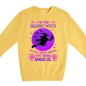 IM The Grammy Witch Like A Normal Grandma Halloween Great Gift Premium Crewneck Sweatshirt