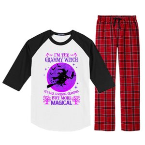 IM The Grammy Witch Like A Normal Grandma Halloween Great Gift Raglan Sleeve Pajama Set