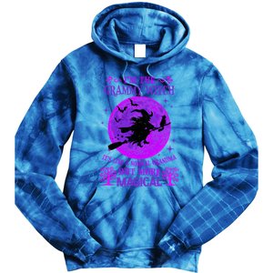 IM The Grammy Witch Like A Normal Grandma Halloween Great Gift Tie Dye Hoodie