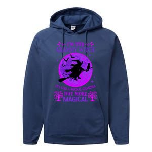 IM The Grammy Witch Like A Normal Grandma Halloween Great Gift Performance Fleece Hoodie