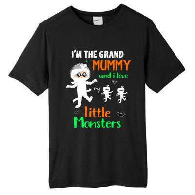 IM The Grand Mummy And I Love My Little Monsters Grandma Gift Tall Fusion ChromaSoft Performance T-Shirt