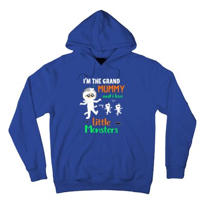 IM The Grand Mummy And I Love My Little Monsters Grandma Gift Hoodie