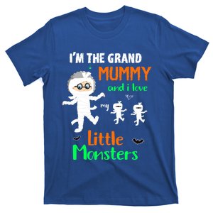 IM The Grand Mummy And I Love My Little Monsters Grandma Gift T-Shirt