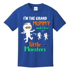 IM The Grand Mummy And I Love My Little Monsters Grandma Gift Kids T-Shirt