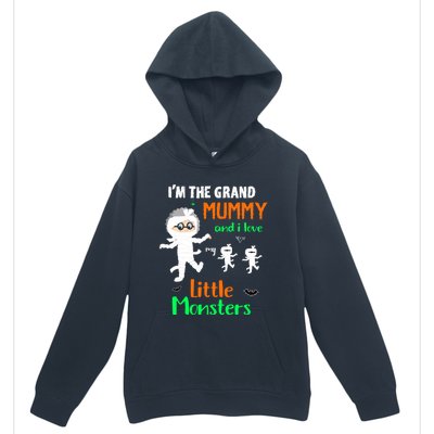 IM The Grand Mummy And I Love My Little Monsters Grandma Gift Urban Pullover Hoodie