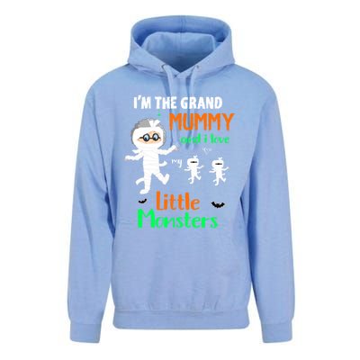 IM The Grand Mummy And I Love My Little Monsters Grandma Gift Unisex Surf Hoodie