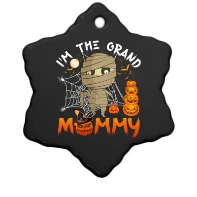 IM The Grand Grandma Halloween The Grand Mummy Gift Ceramic Star Ornament