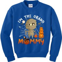 IM The Grand Grandma Halloween The Grand Mummy Gift Kids Sweatshirt