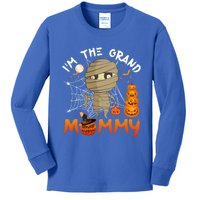 IM The Grand Grandma Halloween The Grand Mummy Gift Kids Long Sleeve Shirt