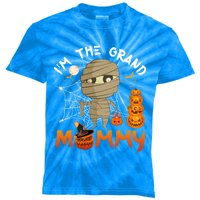 IM The Grand Grandma Halloween The Grand Mummy Gift Kids Tie-Dye T-Shirt