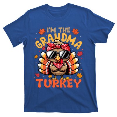 IM The Grandma Turkey Matching 2024 Family Thanksgiving Gift T-Shirt