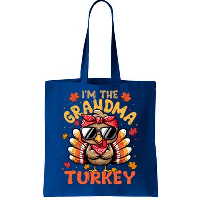 IM The Grandma Turkey Matching 2024 Family Thanksgiving Gift Tote Bag