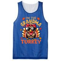 IM The Grandma Turkey Matching 2024 Family Thanksgiving Gift Mesh Reversible Basketball Jersey Tank