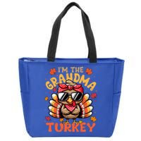 IM The Grandma Turkey Matching 2024 Family Thanksgiving Gift Zip Tote Bag