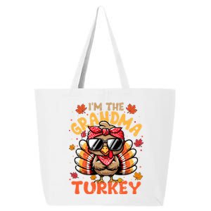 IM The Grandma Turkey Matching 2024 Family Thanksgiving Gift 25L Jumbo Tote