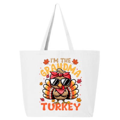 IM The Grandma Turkey Matching 2024 Family Thanksgiving Gift 25L Jumbo Tote