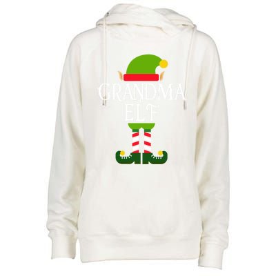 IM The Grandma Elf Family Matching Christmas Pajama Gift Womens Funnel Neck Pullover Hood