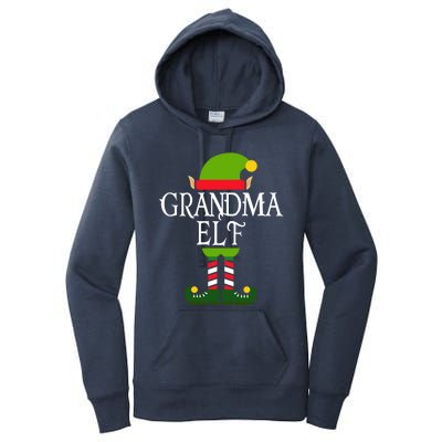 IM The Grandma Elf Family Matching Christmas Pajama Gift Women's Pullover Hoodie