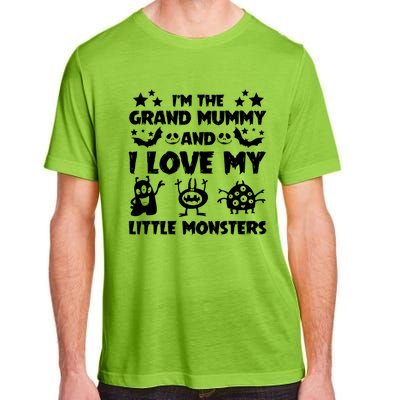 IM The Grand Mummy And I Love My Monsters Grandma Gift Idea Gift Adult ChromaSoft Performance T-Shirt