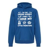 IM The Grand Mummy And I Love My Monsters Grandma Gift Idea Gift Premium Hoodie