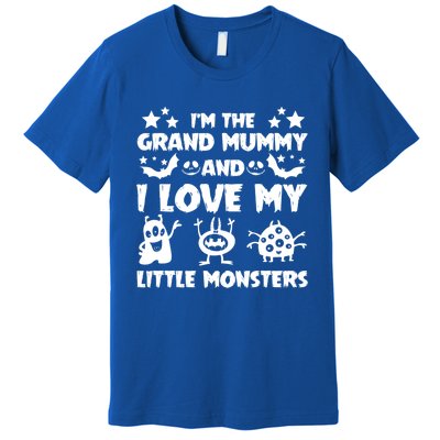 IM The Grand Mummy And I Love My Monsters Grandma Gift Idea Gift Premium T-Shirt