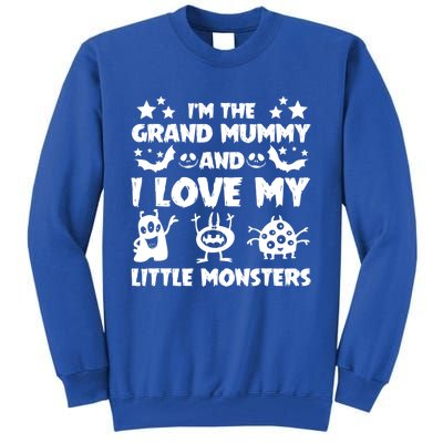 IM The Grand Mummy And I Love My Monsters Grandma Gift Idea Gift Tall Sweatshirt