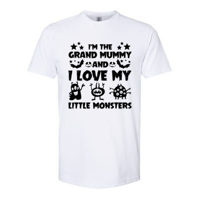 IM The Grand Mummy And I Love My Monsters Grandma Gift Idea Gift Softstyle CVC T-Shirt