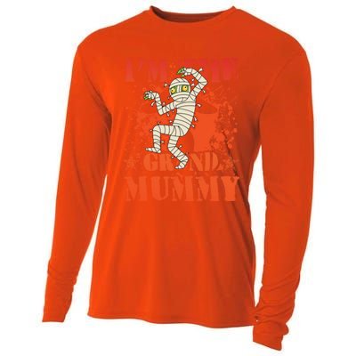 IM The Grand Mummy Funny Grandma Family Halloween Meaningful Gift Cooling Performance Long Sleeve Crew