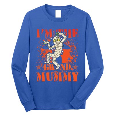 IM The Grand Mummy Funny Grandma Family Halloween Meaningful Gift Long Sleeve Shirt