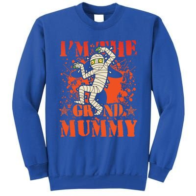 IM The Grand Mummy Funny Grandma Family Halloween Meaningful Gift Tall Sweatshirt