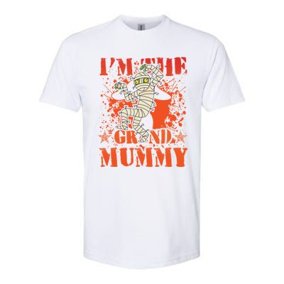 IM The Grand Mummy Funny Grandma Family Halloween Meaningful Gift Softstyle CVC T-Shirt