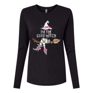 Im The Good Witch Halloween Matching Group Costume Womens Cotton Relaxed Long Sleeve T-Shirt