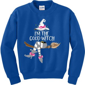 Im The Good Witch Halloween Matching Group Costume Kids Sweatshirt