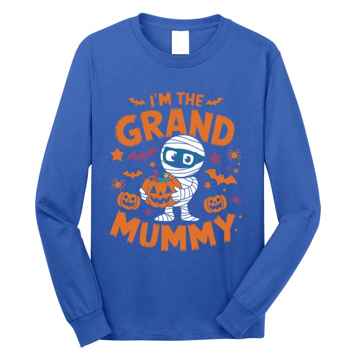 IM The Grand Mummy Funny Grandma Family Halloween Gift Long Sleeve Shirt