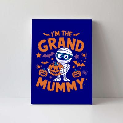 IM The Grand Mummy Funny Grandma Family Halloween Gift Canvas