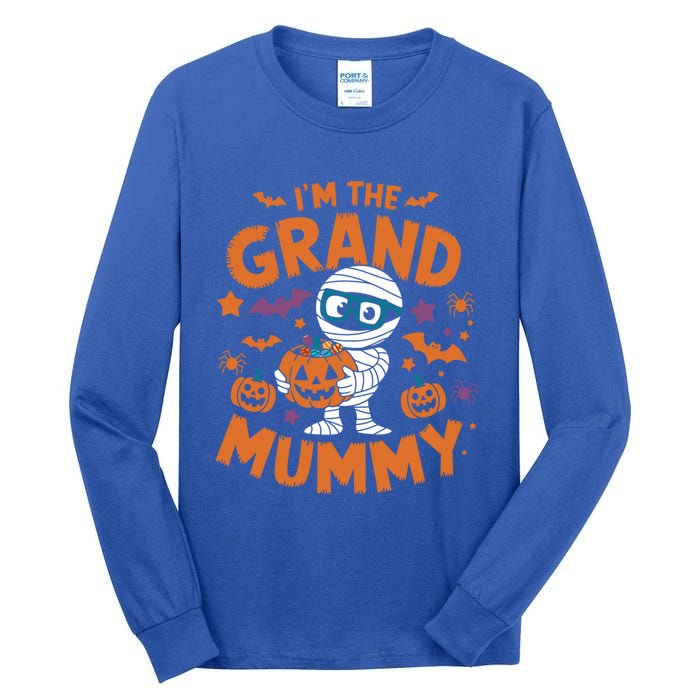 IM The Grand Mummy Funny Grandma Family Halloween Gift Tall Long Sleeve T-Shirt