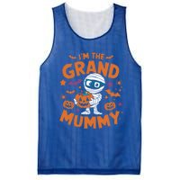 IM The Grand Mummy Funny Grandma Family Halloween Gift Mesh Reversible Basketball Jersey Tank