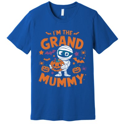 IM The Grand Mummy Funny Grandma Family Halloween Gift Premium T-Shirt