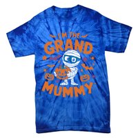 IM The Grand Mummy Funny Grandma Family Halloween Gift Tie-Dye T-Shirt