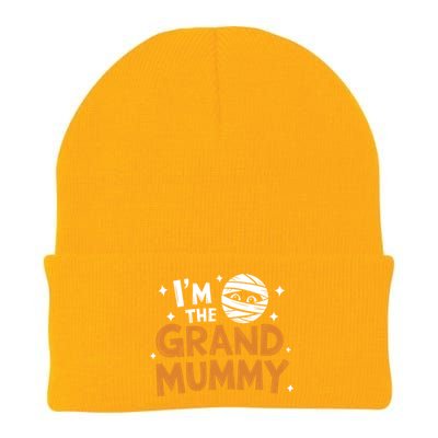 IM The Grand Mummy Funny Grandma Family Halloween Meaningful Gift Knit Cap Winter Beanie