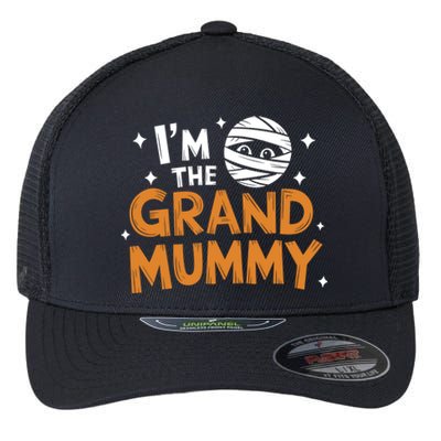 IM The Grand Mummy Funny Grandma Family Halloween Meaningful Gift Flexfit Unipanel Trucker Cap