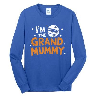 IM The Grand Mummy Funny Grandma Family Halloween Meaningful Gift Tall Long Sleeve T-Shirt