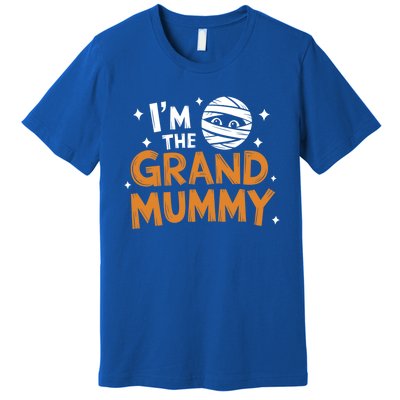 IM The Grand Mummy Funny Grandma Family Halloween Meaningful Gift Premium T-Shirt