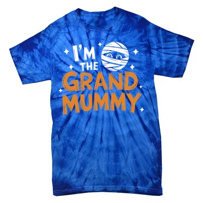 IM The Grand Mummy Funny Grandma Family Halloween Meaningful Gift Tie-Dye T-Shirt