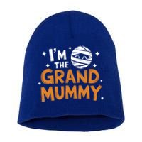 IM The Grand Mummy Funny Grandma Family Halloween Meaningful Gift Short Acrylic Beanie