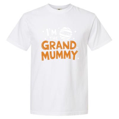 IM The Grand Mummy Funny Grandma Family Halloween Meaningful Gift Garment-Dyed Heavyweight T-Shirt